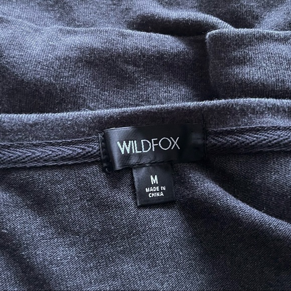 Wildfox Over the Rainbow Pullover Sweater Clean Black (Dark Gray) Sz M NWT - Picture 6 of 6